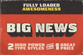 Big News I & II : A Hollerin’ Typeface
