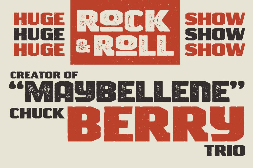 Big News I & II : A Hollerin’ Typeface
