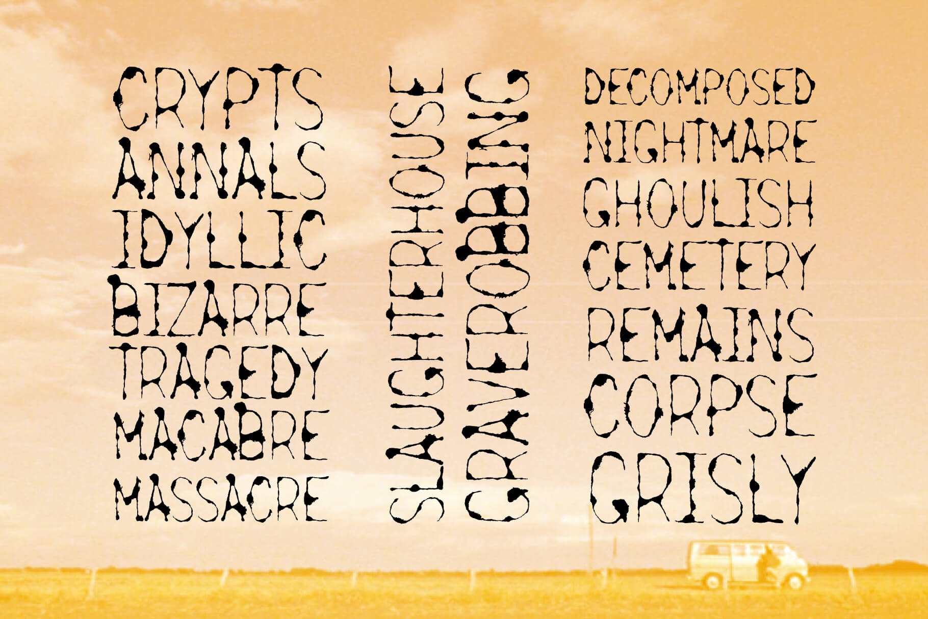 Chainsaw Typeface