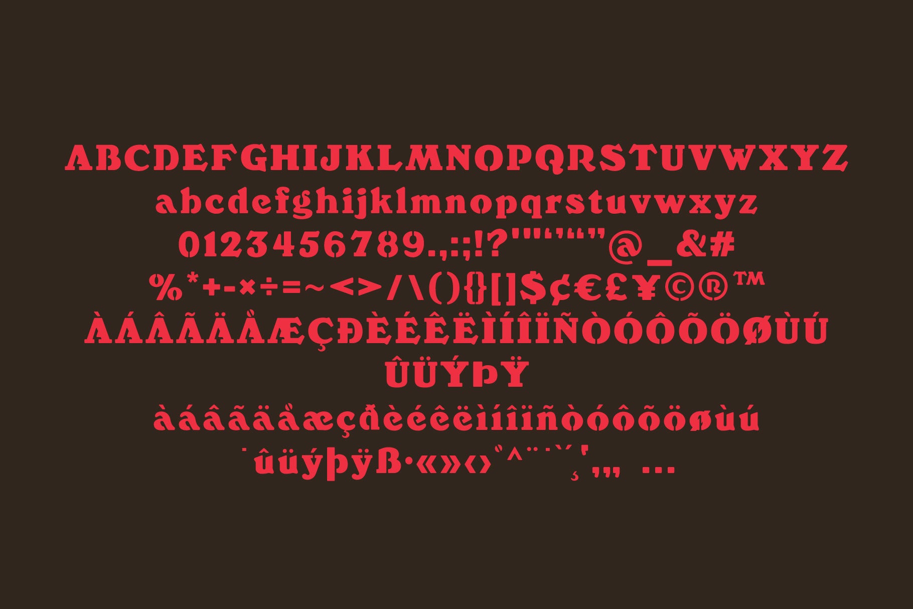 Coopser Typeface