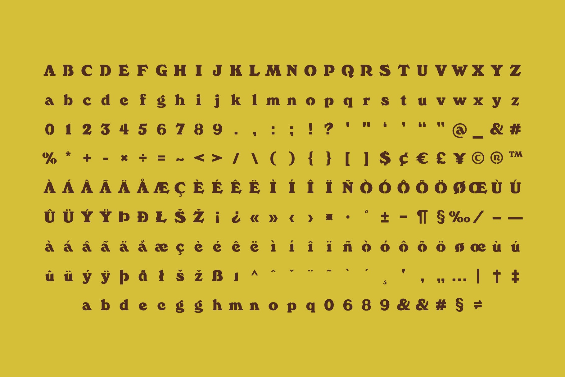 Coopser Typeface