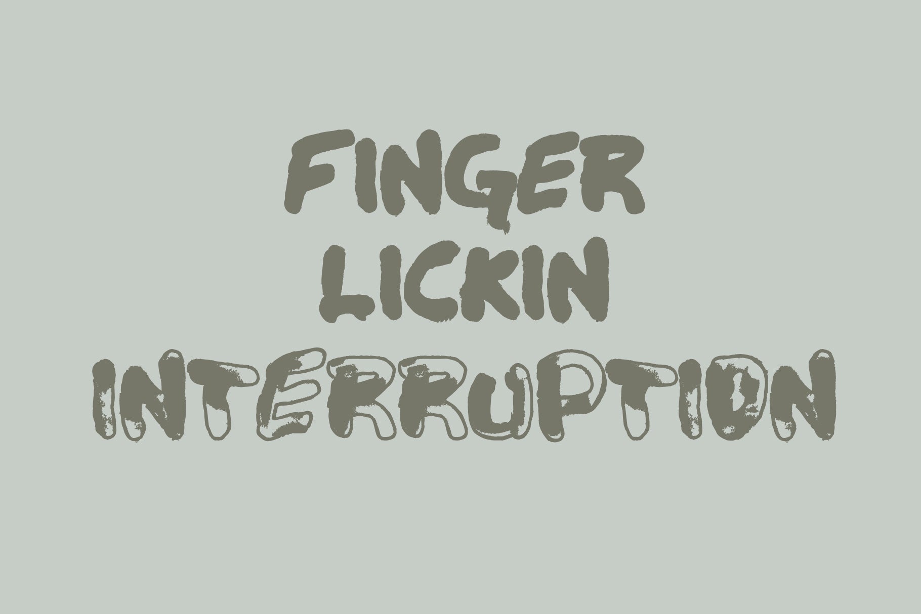 Finger Typeface