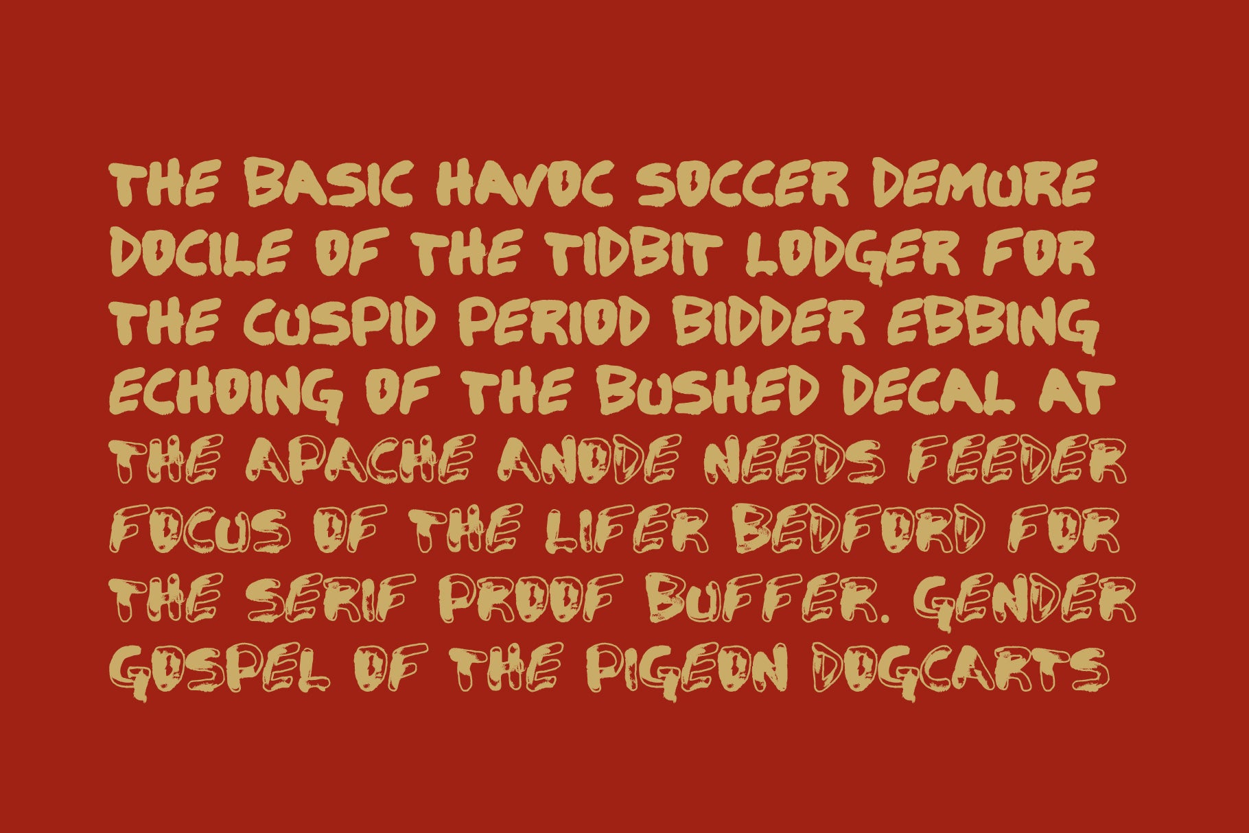 Finger Typeface
