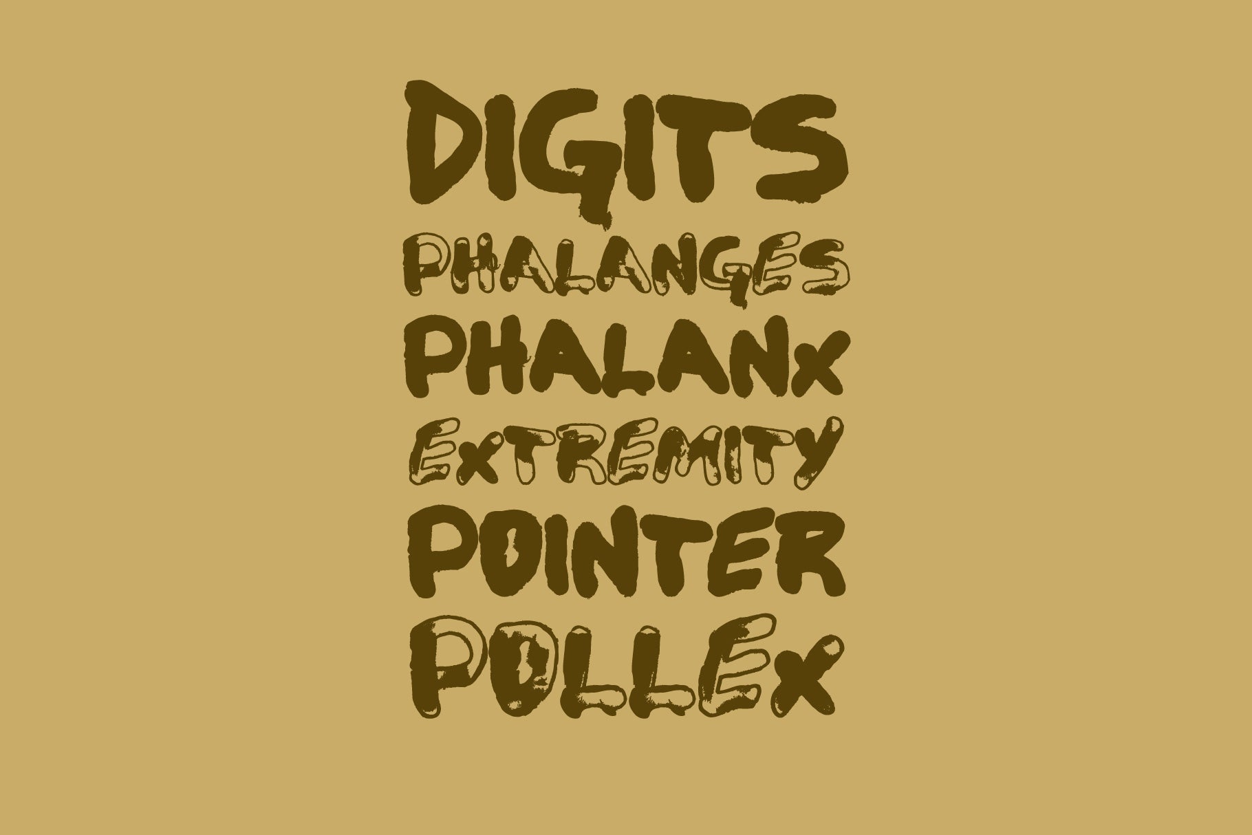 Finger Typeface