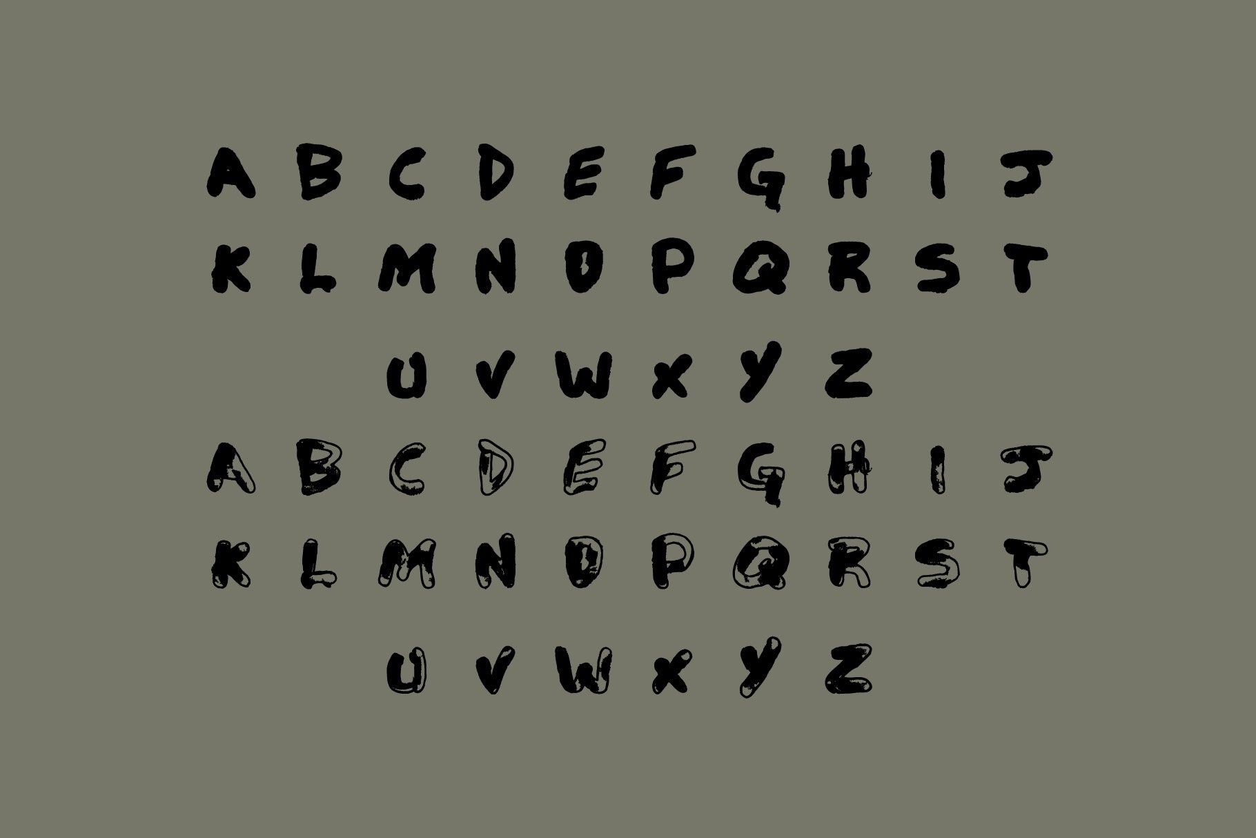 Finger Typeface