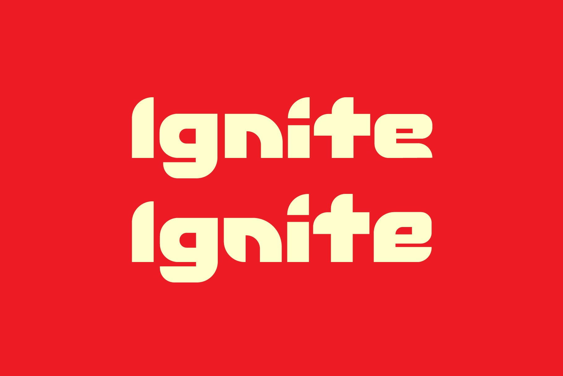 Ignite Typeface