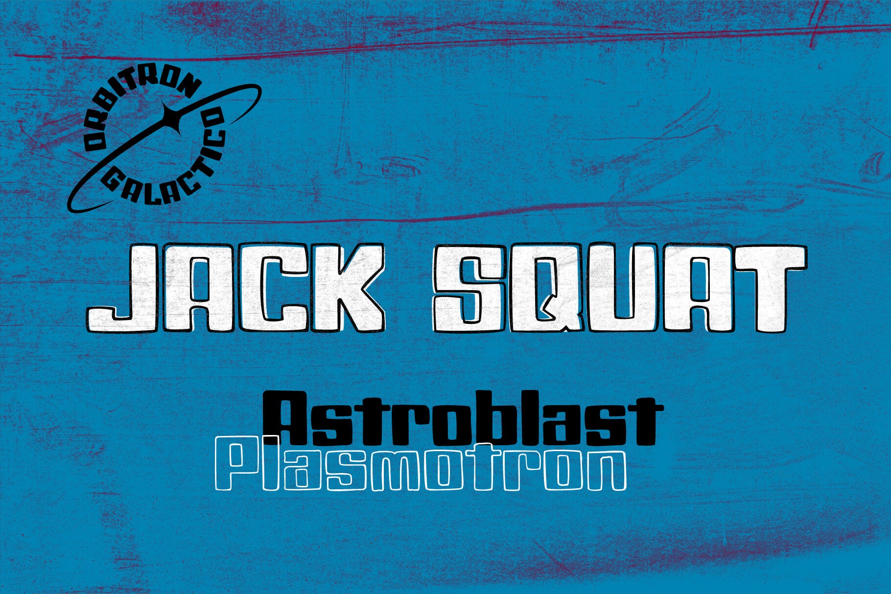 Jack Squat Typeface