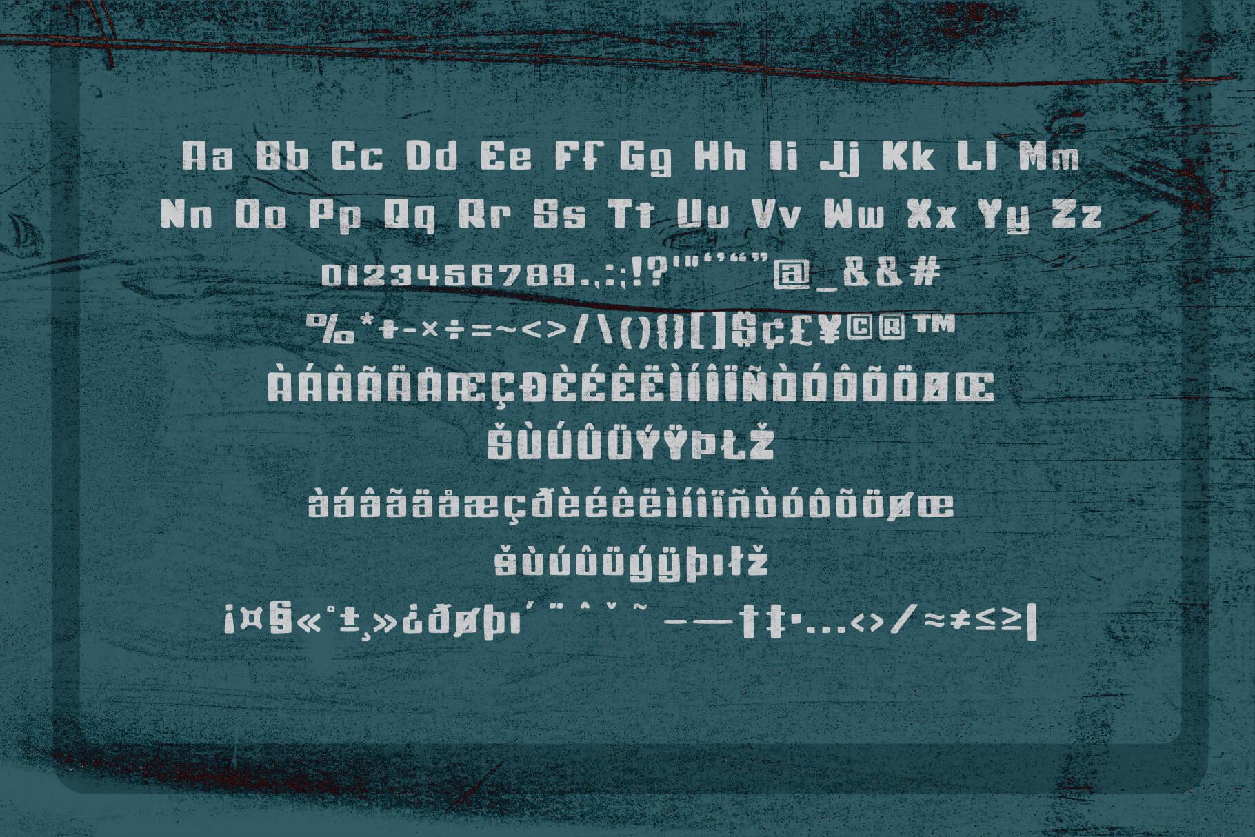 Jack Squat Typeface