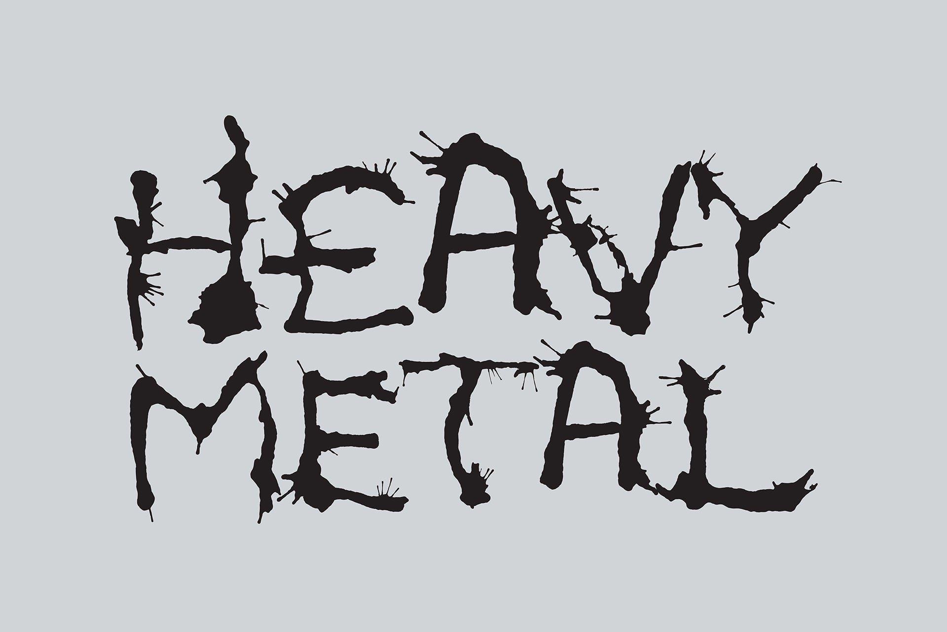 Metal Ink Typeface