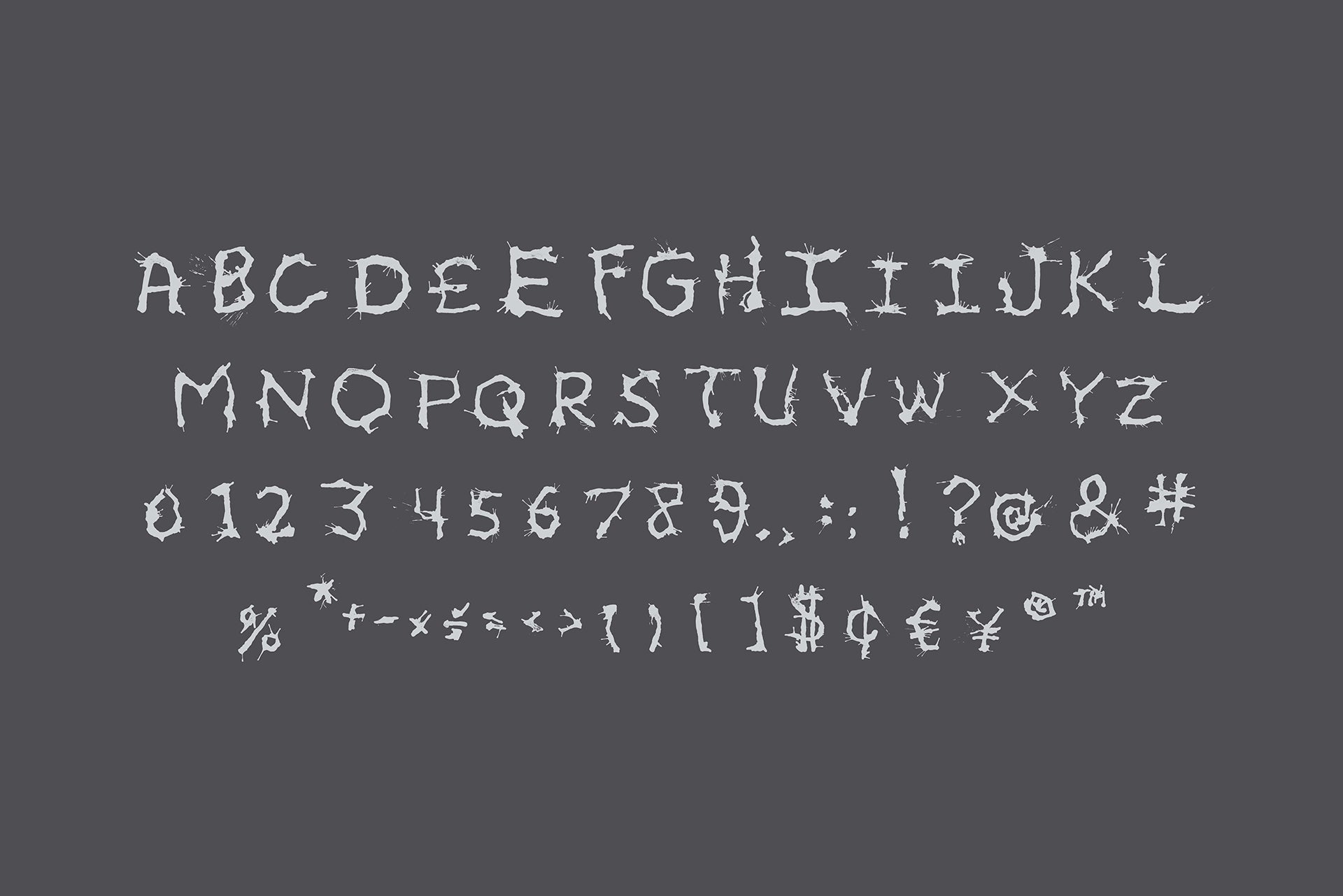Metal Ink Typeface