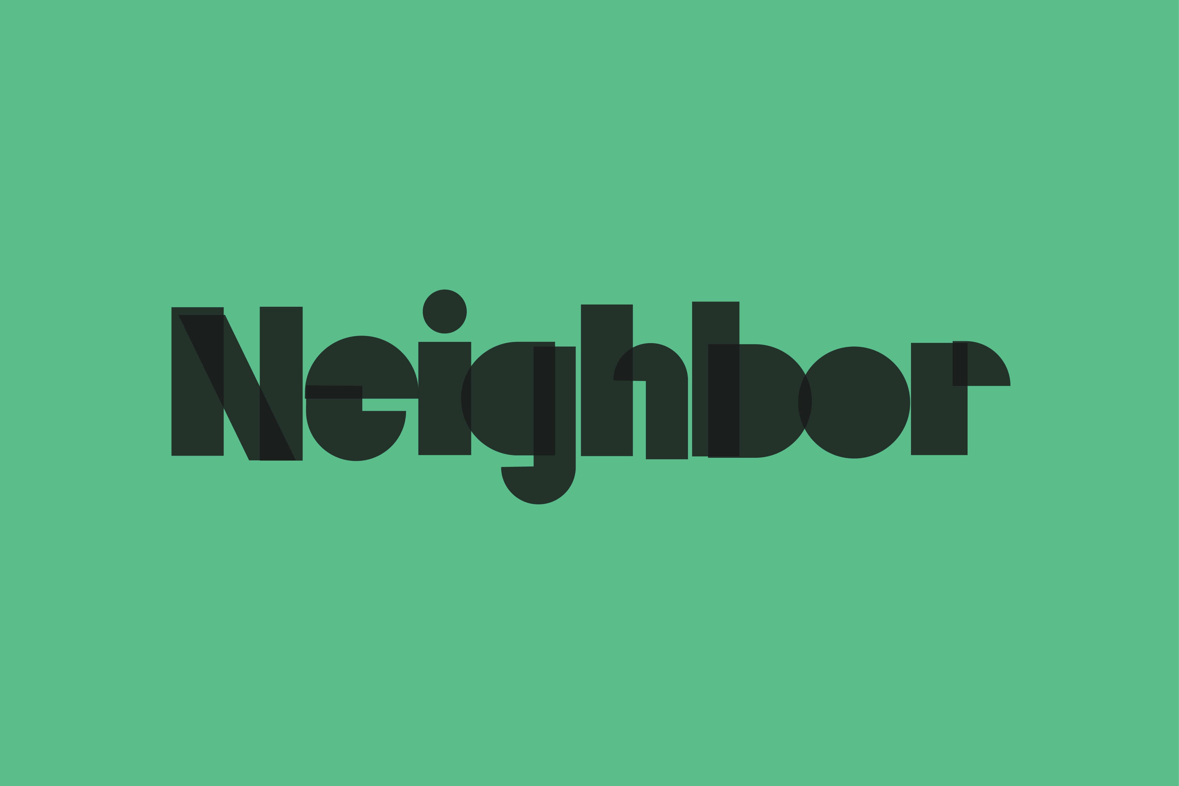 Neighbor Typeface