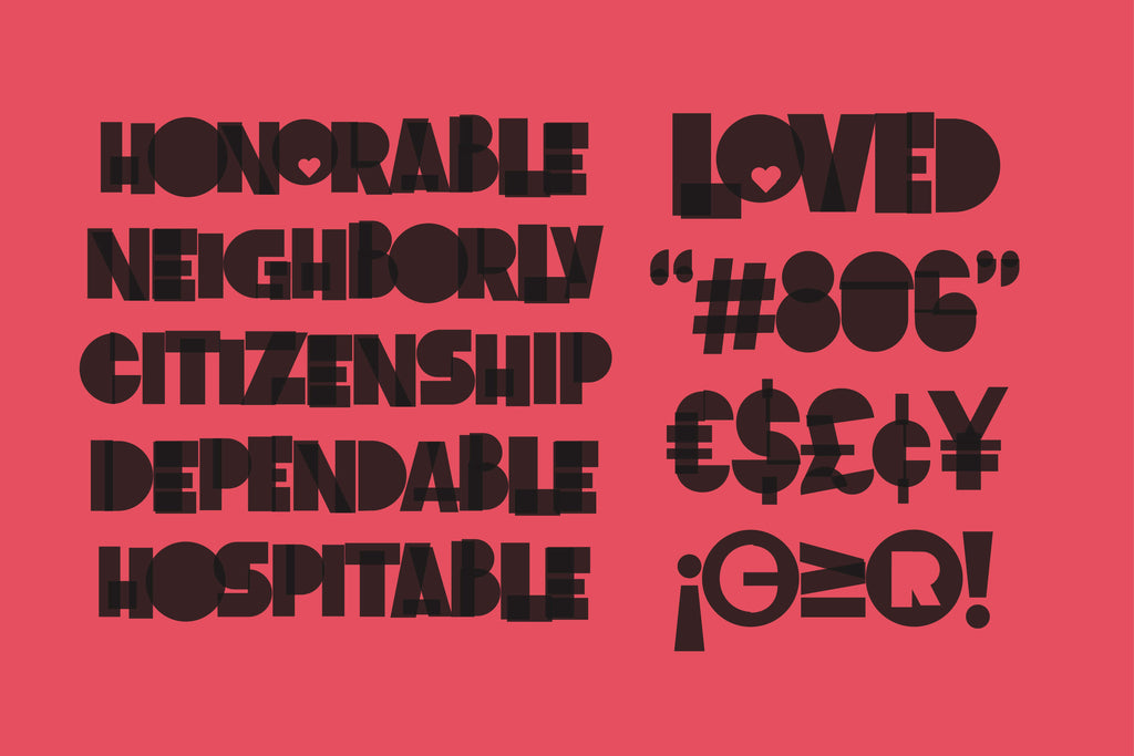 Neighbor Typeface