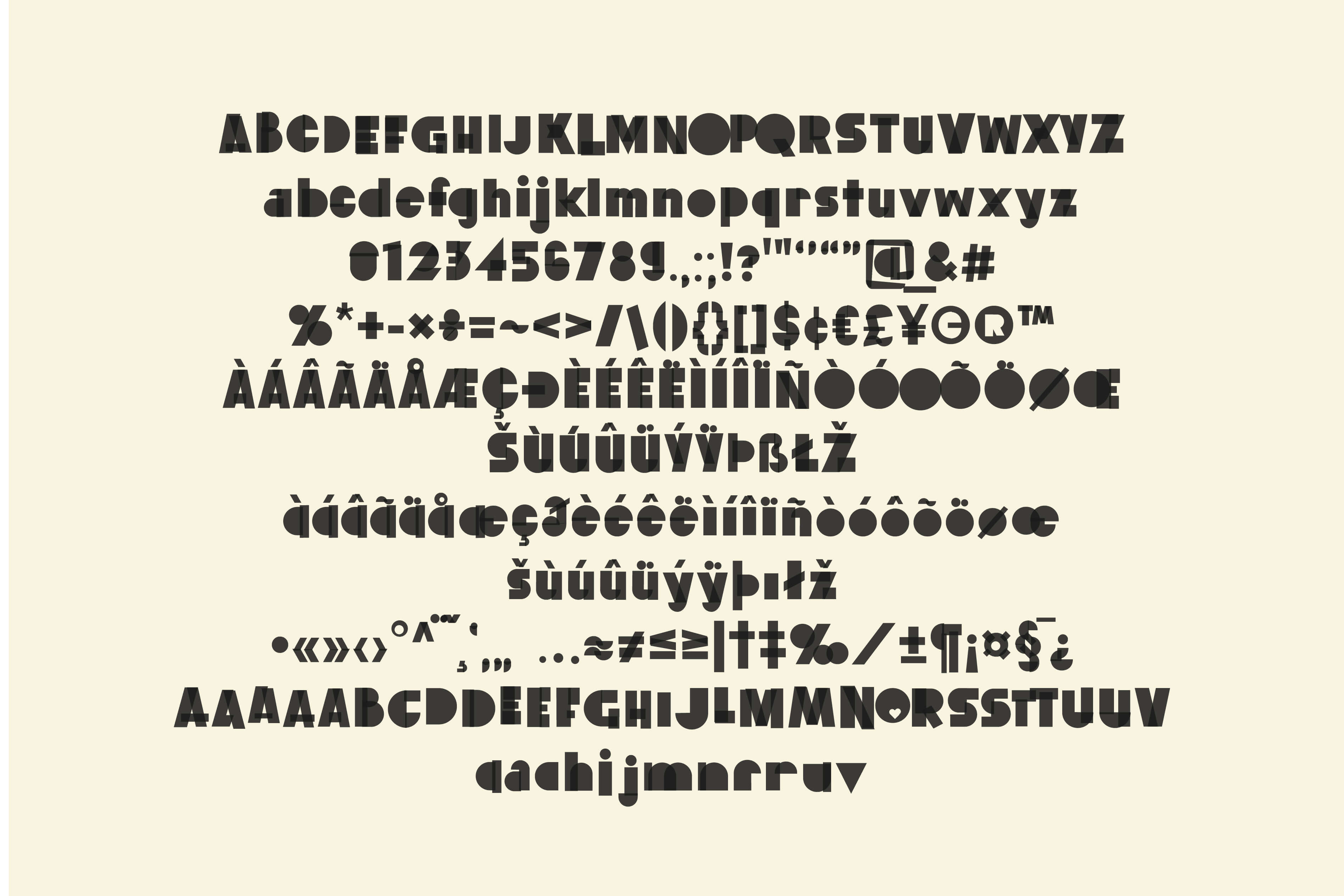 Neighbor Typeface