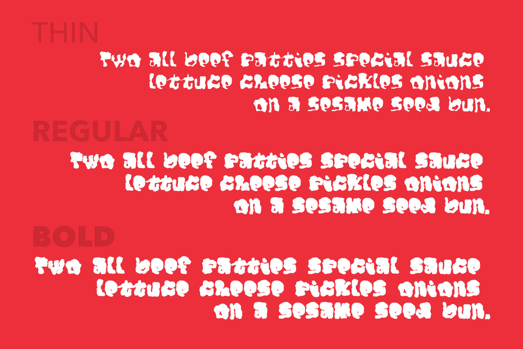 Pancreas Typeface