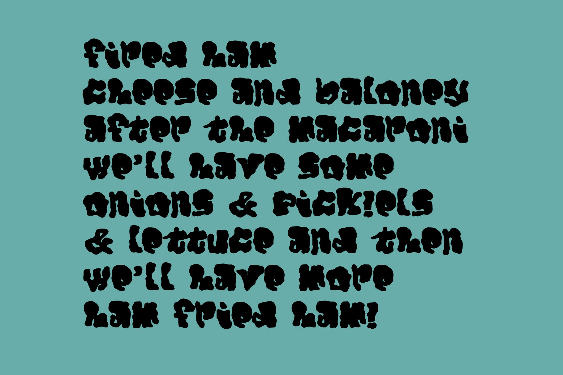 Pancreas Typeface