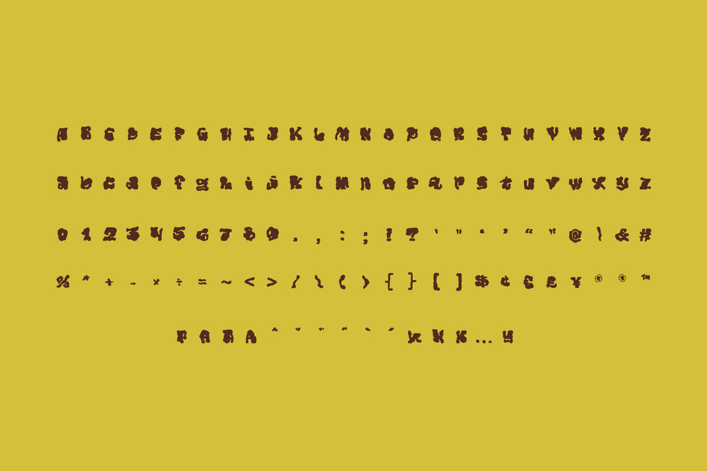 Pancreas Typeface