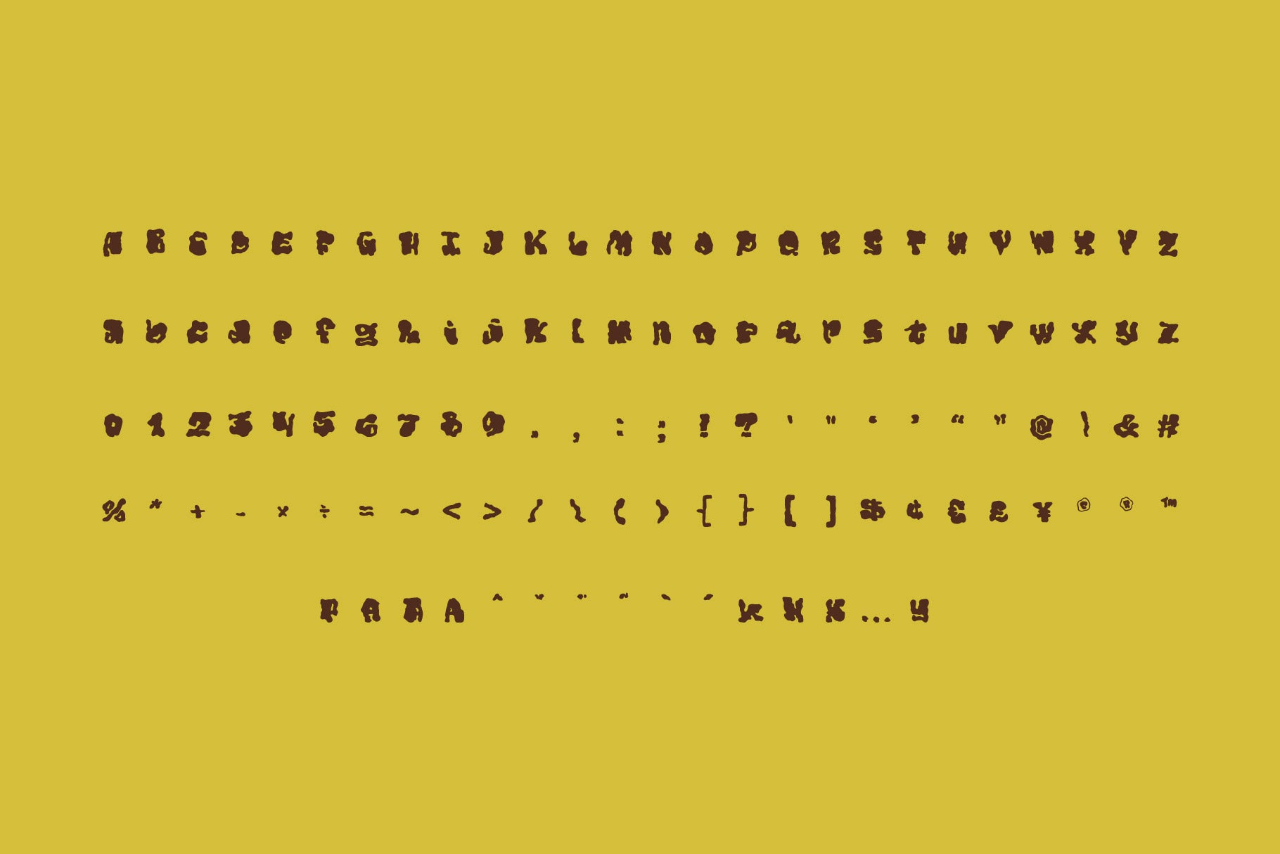 Pancreas Typeface