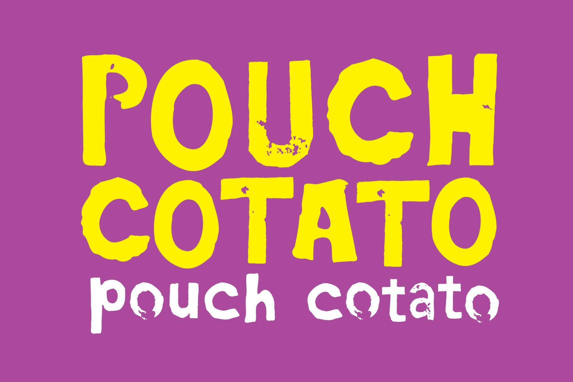 Pouch Cotato Typeface