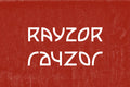 Rayzor Typeface