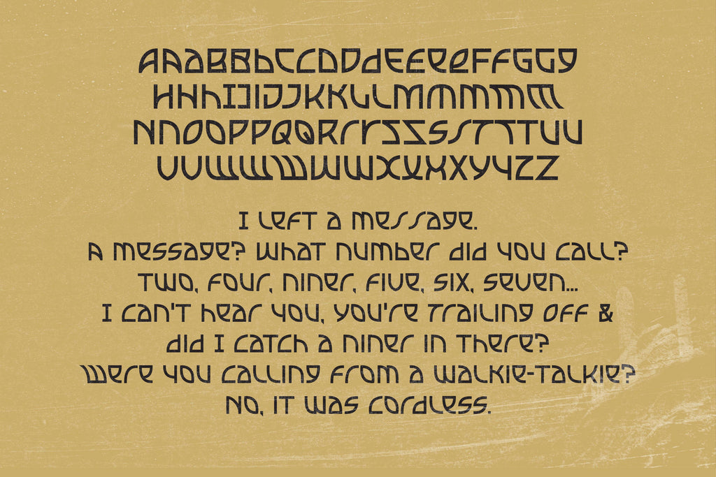 Rayzor Typeface