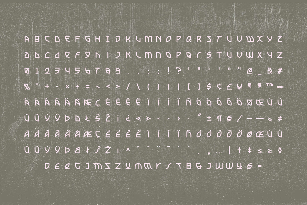 Rayzor Typeface