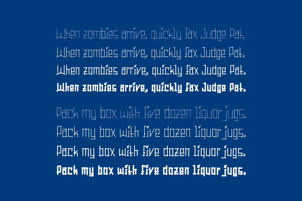 Sticks Typeface