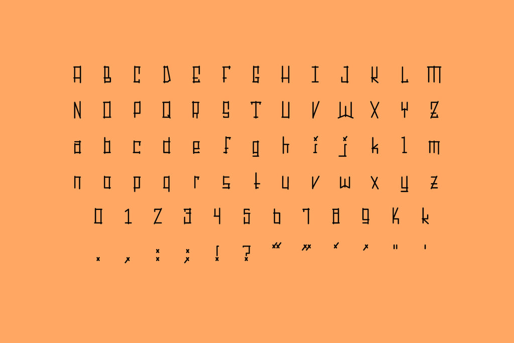 Sticks Typeface