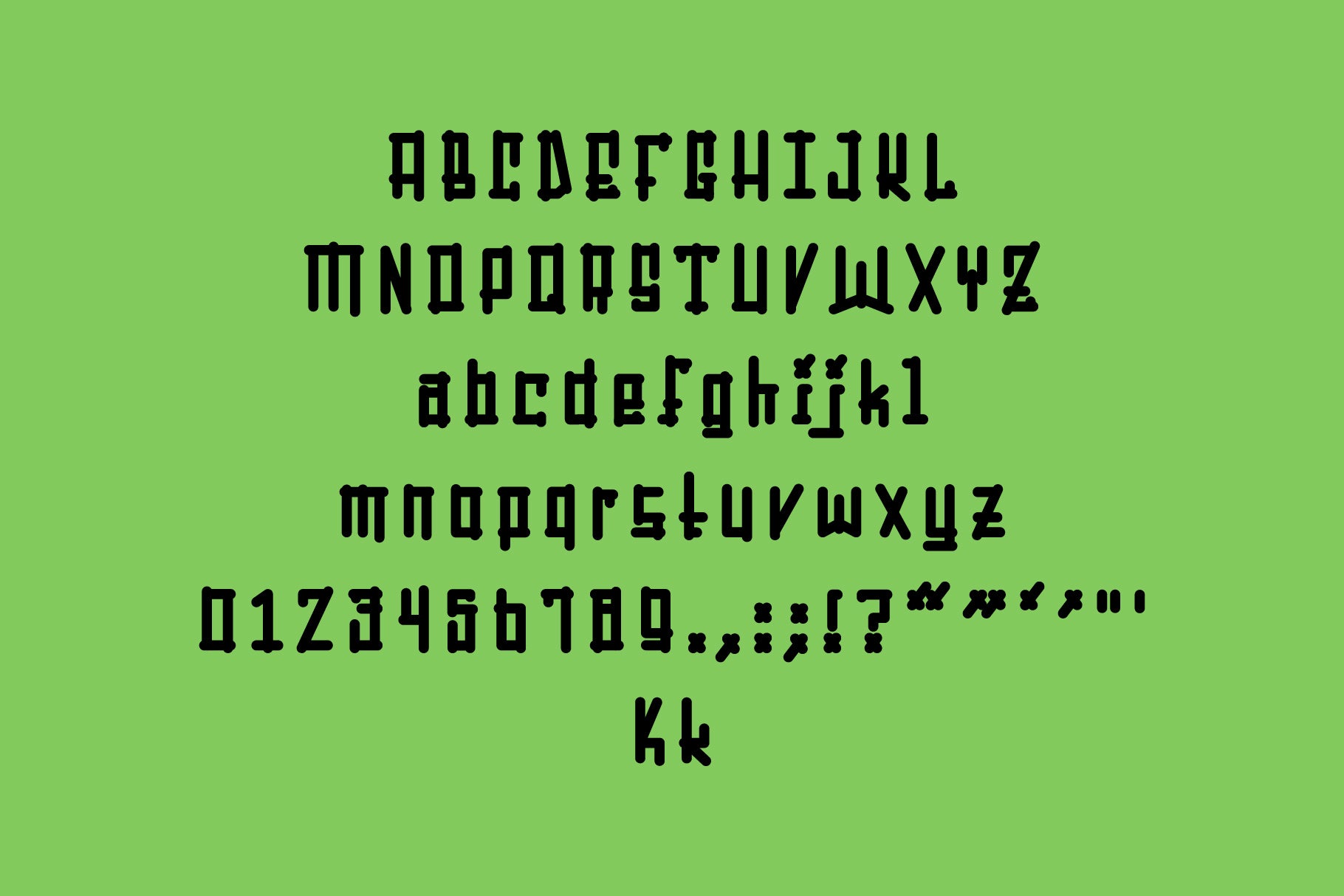Sticks Typeface