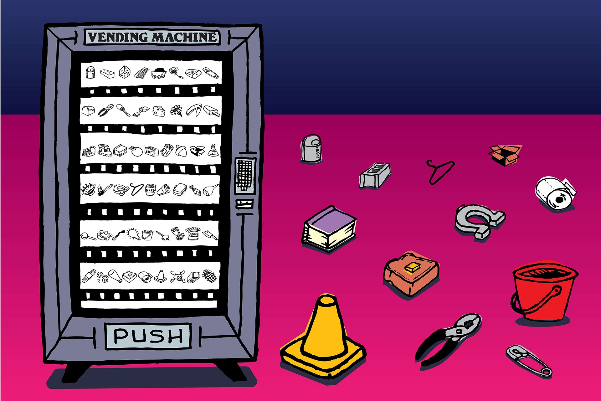 Vending Machine Dingbat Font